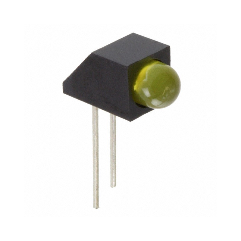 10 pcs : LTL-553-11 - LED CBI 4.8MM YELLOW RA