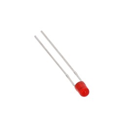 10 pcs : 3RD-S - LED RED DIFFUSED T-1 T/H