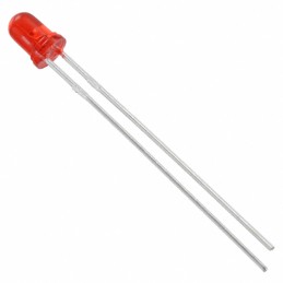 10 pcs : HLMP-Y301-F0000 - LED RED CLEAR T-1 T/H