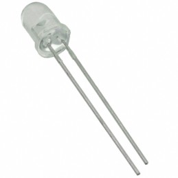 10 pcs : WP7113SEC - LED ORANGE CLEAR T-1 3/4 T/H