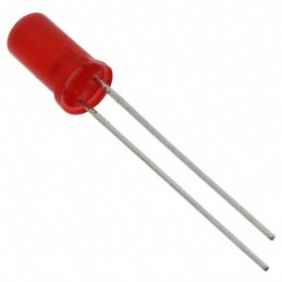 10 pcs : WP483IDT - LED RED DIFFUSED T-1 3/4 T/H