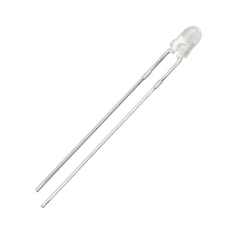 10 pcs : WP710A10SEC - LED ORANGE CLEAR T-1 T/H