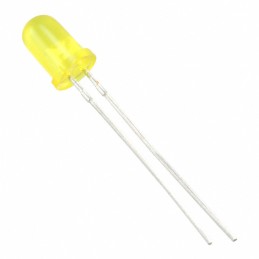 10 pcs : WP7113SYD - LED YELLOW DIFFUSED T-1 3/4 T/H