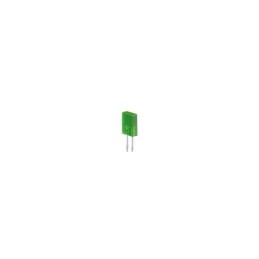 10 pcs : WP113CGKDT - LED GREEN DIFF RECT 2.5X5MM T/H