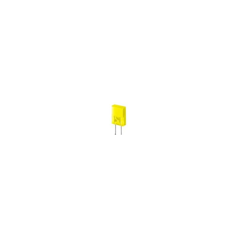 10 pcs : WP113SYDTK - LED YL DIFFUSED RECT 2.5X5MM T/H