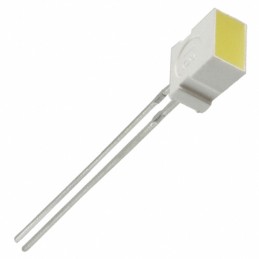 10 pcs : MV53124A - LED YELLOW DIFFUSED T/H