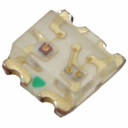 10 pcs : LTST-C195TBKFKT - LED BLUE/ORANGE CLR CHIP SMD