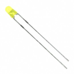 10 pcs : SSL-LX3044YD - LED YELLOW DIFFUSED T-1 T/H