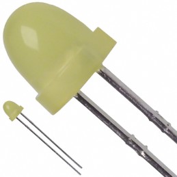 10 pcs : SSL-LX5063YD - LED YELLOW DIFFUSED T-1 3/4 T/H