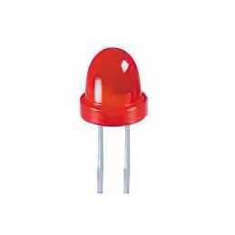 10 pcs : WP63SURDK - LED RED DIFFUSED T-1 3/4 T/H