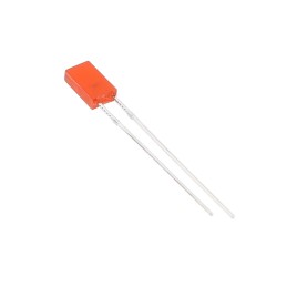 10 pcs : R4RD - LED RED DIFFUSED T/H