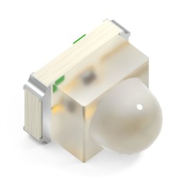 10 pcs : XZVG50W-2 - LED GREEN CLEAR 2SMD R/A