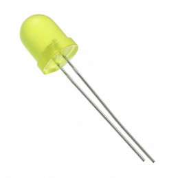 10 pcs : WP793YD - LED YELLOW DIFF 8MM ROUND T/H
