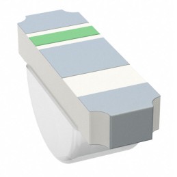 10 pcs : IN-S126ASG - LED GREEN CLEAR 1206 SMD R/A