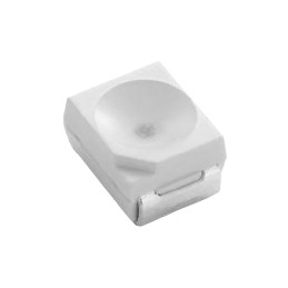 10 pcs : QLSP05B - LED BLUE CLEAR 2PLCC SMD