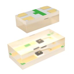 10 pcs : APHB1608LCGKSYKC - LED GRN/YLW CLEAR 4SMD