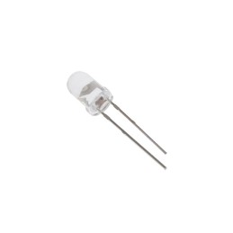 10 pcs : 334-15/T1C3-2TVA - LED WHITE CLEAR 5MM ROUND T/H