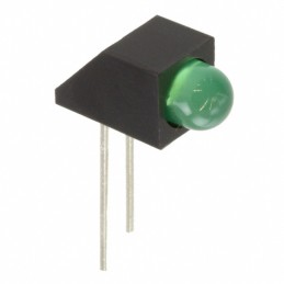 10 pcs : LTL-533-11 - LED CBI 4.8MM GRN DIFF RA