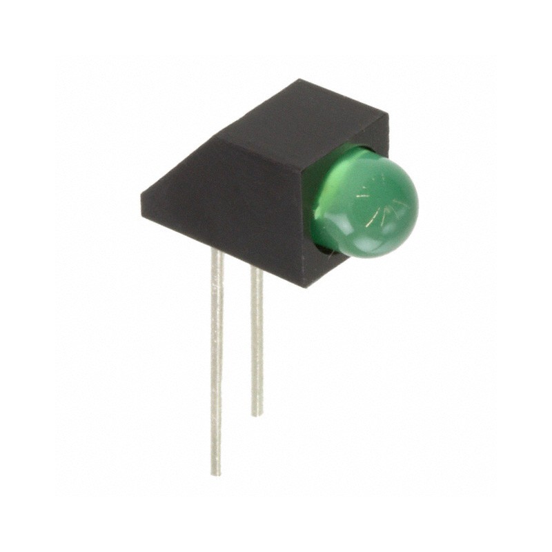 10 pcs : LTL-533-11 - LED CBI 4.8MM GRN DIFF RA