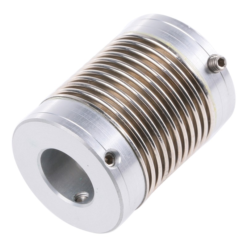 1 pcs - Huco Bellows Coupling, 25mm Outside Diameter, 12mm Bore, 33mm Length Coupler
