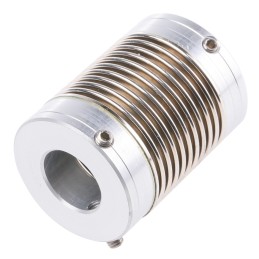 1 pcs - Huco Bellows Coupling, 25mm Outside Diameter, 12mm Bore, 33mm Length Coupler