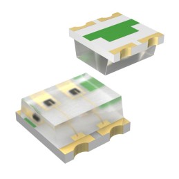 10 pcs : APTB1612SURKCGKC-F01 - LED GREEN/RED CLEAR CHIP SMD