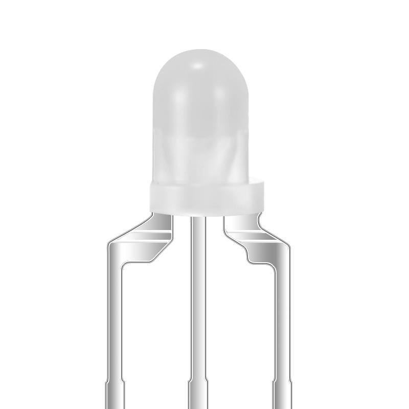 10 pcs : XLUGR34M - LED GREEN/RED DIFFUSED T-1 T/H