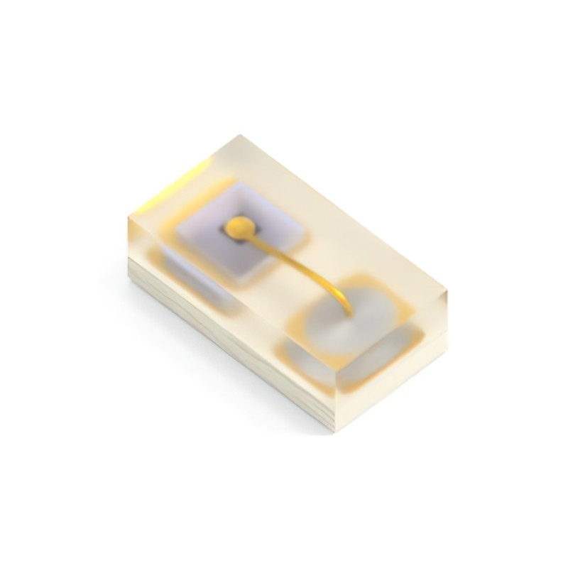 10 pcs : XZMYR155W - LED YELLOW CLEAR 2SMD