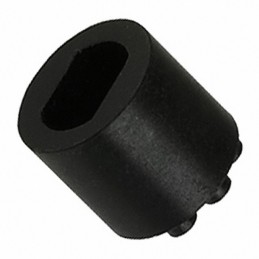 10 pcs : LTM-200 - LED MOUNT .200' BLACK