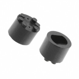 10 pcs : LTM-160 - LED MOUNT 0.160' BLACK