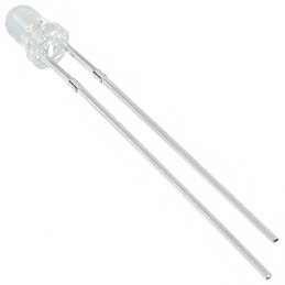 10 pcs : VAOL-3GAE4 - LED RED CLEAR T/H