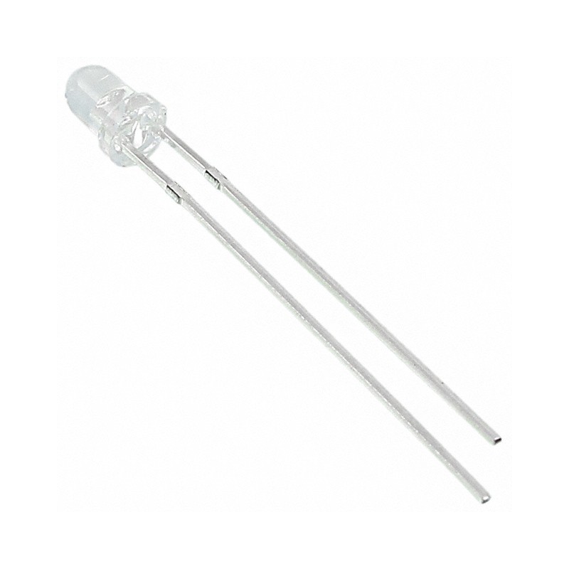 10 pcs : VAOL-3GAE4 - LED RED CLEAR T/H