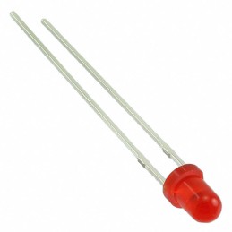 10 pcs : VAOL-3LAE2 - LED RED DIFFUSED RADIAL LEAD T/H