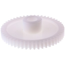 1 pcs - RS PRO POM 50 Teeth Spur Gear, 1 Module, 8mm Bore Diam, 50mm Pitch Diam, 16mm Hub Diam