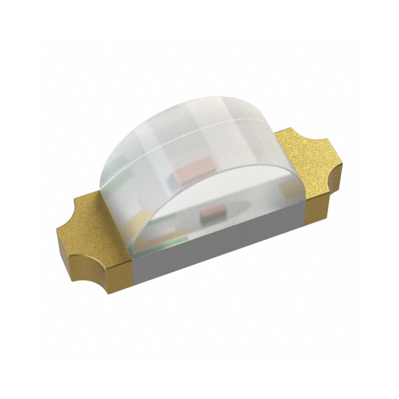 10 pcs : HSME-C110 - LED GREEN CLEAR CHIP SMD