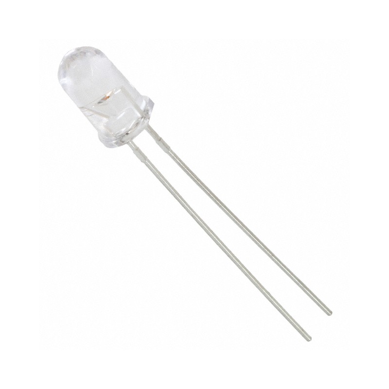 10 pcs : 5219464F - LED RED CLEAR 5MM T/H