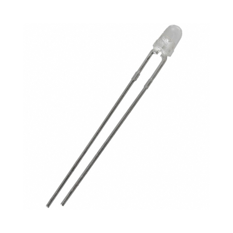 10 pcs : WP710A10ZGC - LED GREEN CLEAR T-1 T/H