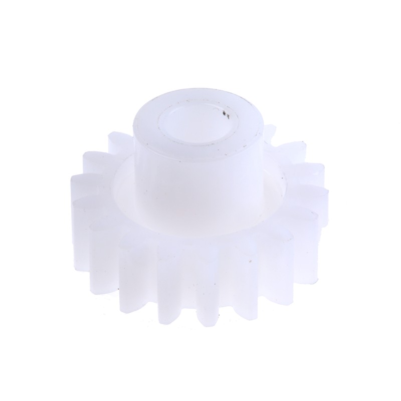 1 pcs - RS PRO POM 18 Teeth Spur Gear, 1 Module, 5mm Bore Diam, 18mm Pitch Diam, 10mm Hub Diam