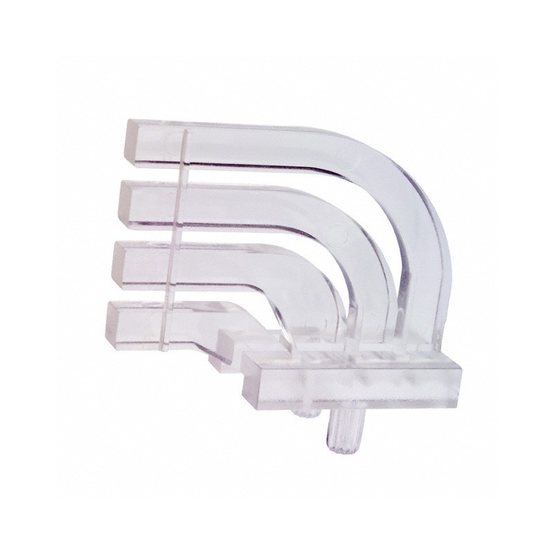 10 pcs : LPF-S014331S - LIGHT PIPE 3.2X3.18MM 4POS RECT