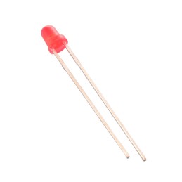 10 pcs : QBL7R60D - LED RED DIFFUSED T-1 T/H