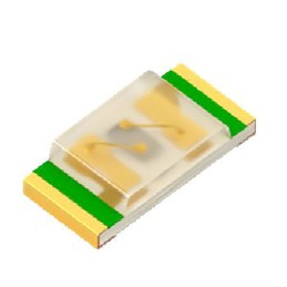10 pcs : APG1005ZGC-5MAV - LED GREEN CLEAR 0402 SMD