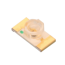 10 pcs : APTL3216ZGCK-01 - LED GREEN CLEAR 1206 SMD