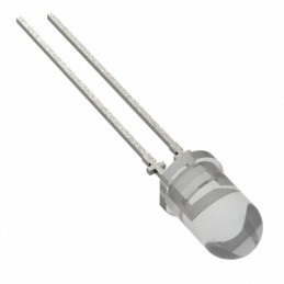 10 pcs : HLMP-EG2H-XZ0DD - LED RED CLEAR T-1 3/4 T/H