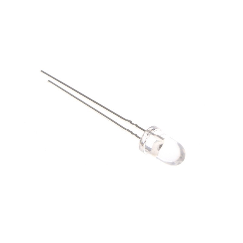 10 pcs : HLMP-EL08-X1000 - LED AMBER CLEAR T-1 3/4 T/H