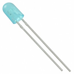 10 pcs : MT5470-BL - LED BLUE DIFFUSED 5MM OVAL T/H