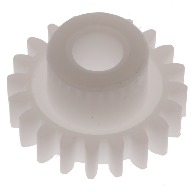 1 pcs - RS PRO POM 20 Teeth Spur Gear, 0.8 Module, 5mm Bore Diam, 16mm Pitch Diam, 10mm Hub Diam