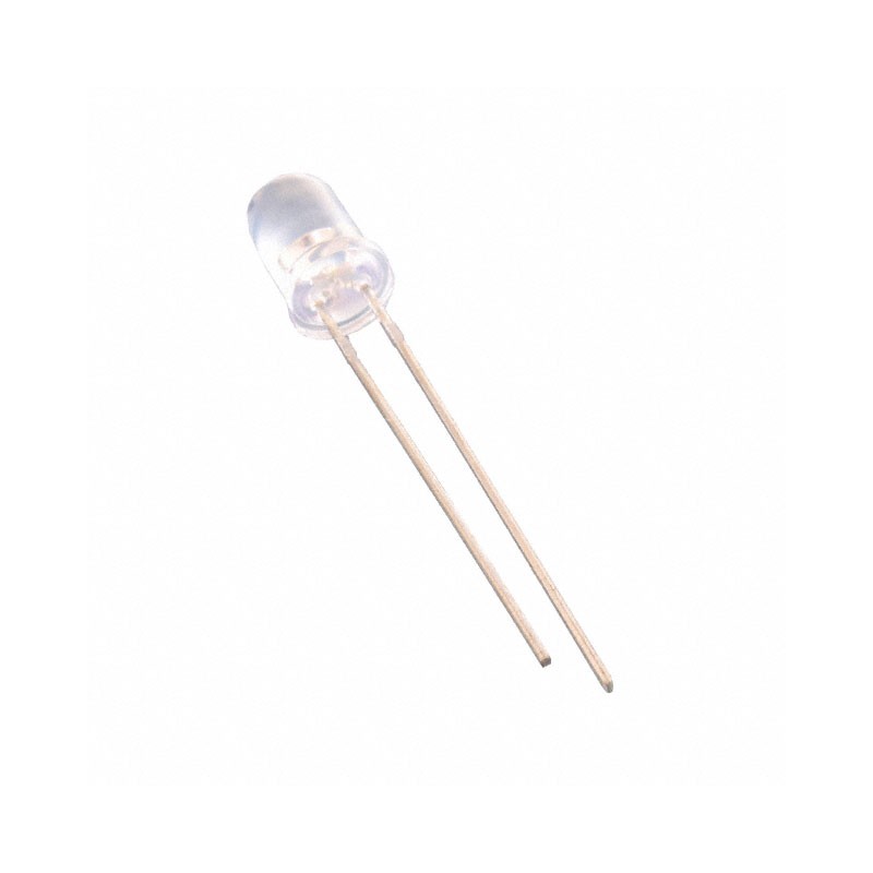 10 pcs : QBL8IG15C - LED GREEN CLEAR T-1 3/4 T/H