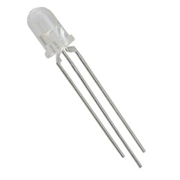 10 pcs : WP59GYC - LED GRN/YLW CLEAR T-1 3/4 T/H