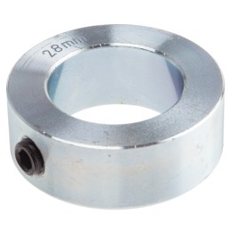 1 pcs - RS PRO Shaft Collar One Piece Set Screw, Bore 28mm, OD 45mm, W 16mm, Steel