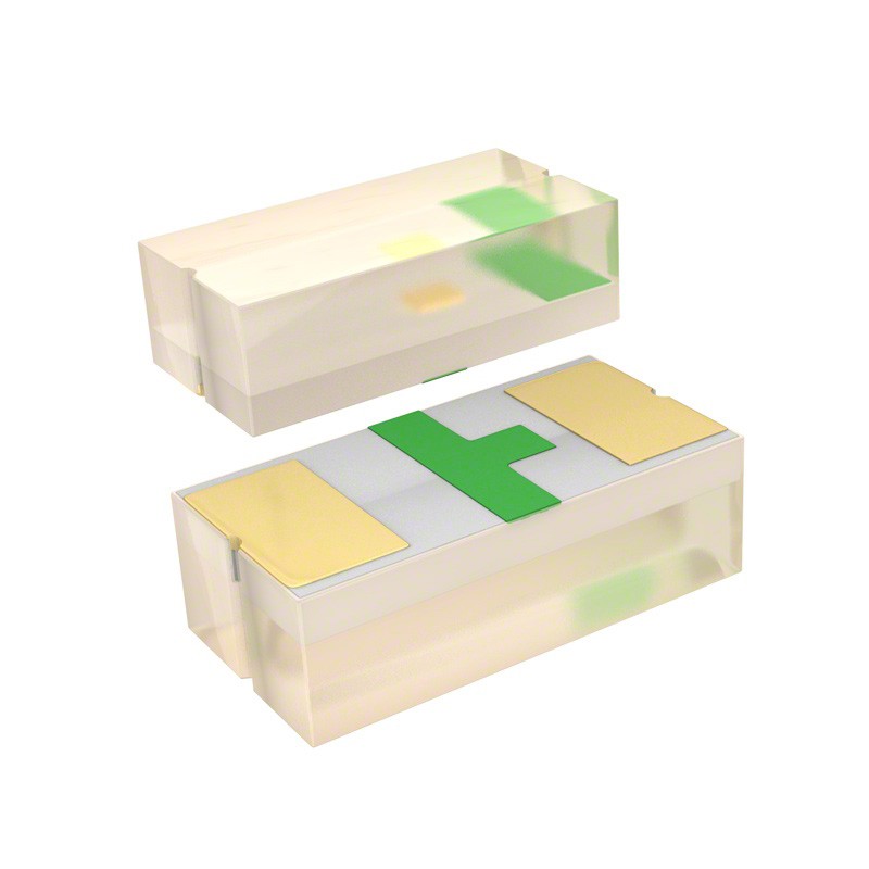 10 pcs : HSME-C280 - LED GREEN DIFFUSED 0402 SMD